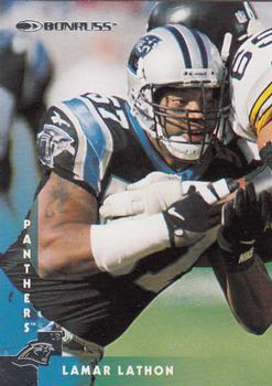 Lamar Lathon Carolina Panthers 1997 Donruss NFL #151